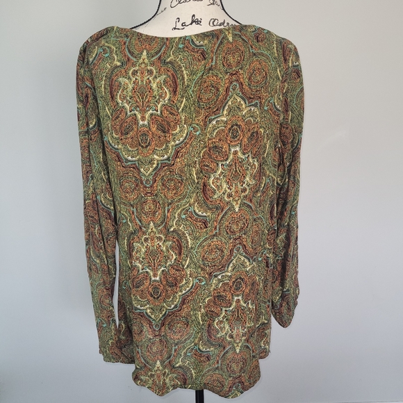 Ruff Hewn paisley print shirt in XL - Picture 5 of 9